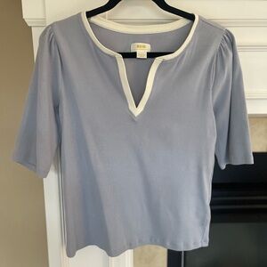 Anthropologie blue short sleeve